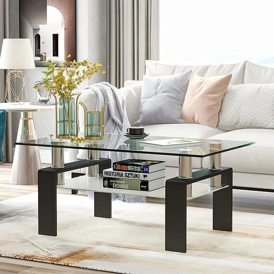 Rectangle Glass Coffee Table