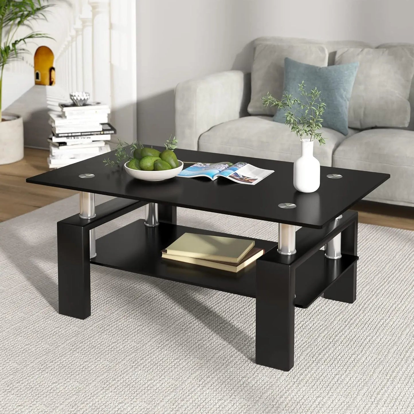 Rectangle Glass Coffee Table