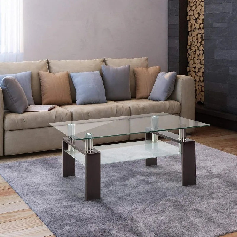 Rectangle Glass Coffee Table