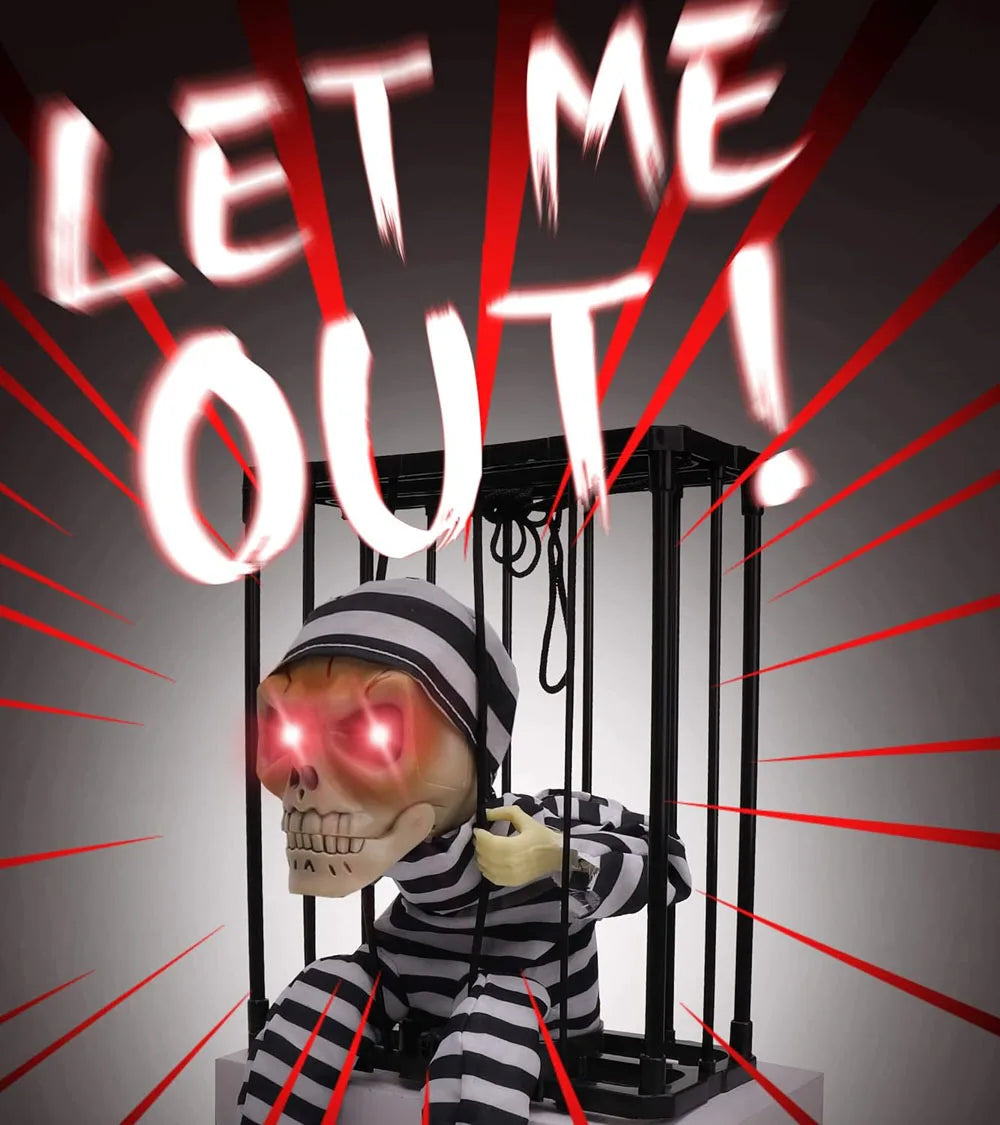 Halloween Scary Skeleton Prisoner